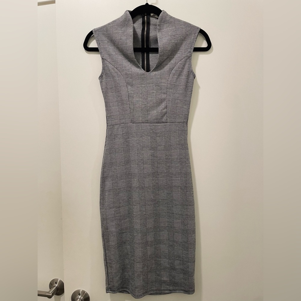 Black and white dress